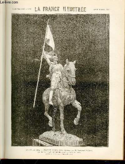 LA FRANCE ILLUSTREE N 790 Salon de 1889 - Jeanne d'Arc, statue d'questre, par M. Emmanuel Frmiet, qui doit tre rige sur une des places publiques de Nancy.