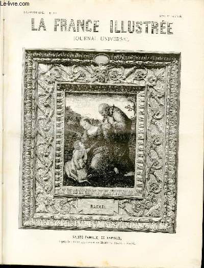 LA FRANCE ILLUSTREE N 799 Sainte Famille, de Raphael, d'aprs le tableau appartenant au Muse du Prado,  Madrid
