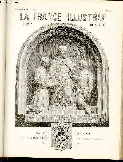 LA FRANCE ILLUSTREE N 811 Salon de 1890 - S. Thomas d'Aquin.