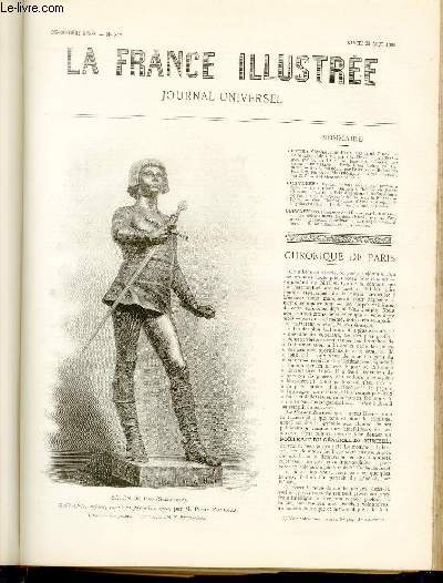 LA FRANCE ILLUSTREE N 822 Salon de 1890 (sculpture) - Bayard, enfant, reoit sa premire pe, par M. Pierre Rambaud.