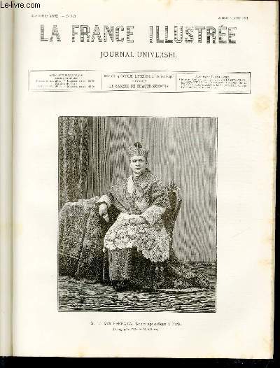 LA FRANCE ILLUSTREE N 870 S. E. Mgr Ferrata, Noce apostolique  Paris