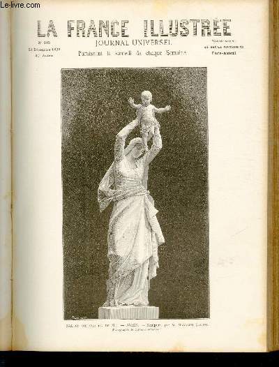 LA FRANCE ILLUSTREE N 995 - Salon de 1893 (C.de M.), Noel, Sculpture par M.Madrassi (Lucas)