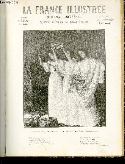 LA FRANCE ILLUSTREE N 1014 - Salon de 1894 (Champs-Elyses), tableau de M.Kowalsky (Leopold-Franois).