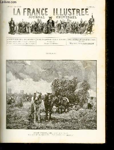LA FRANCE ILLUSTREE N 1022 - beaux-arts, avant l'orage, tableau de M.Julien Dupr.