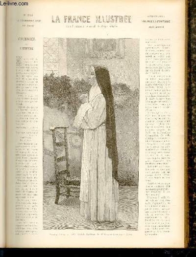 LA FRANCE ILLUSTREE N 1093 - Beaux-arts, Ave Maria, tableau de M.Hodebert (Lon-Auguste-Csar).