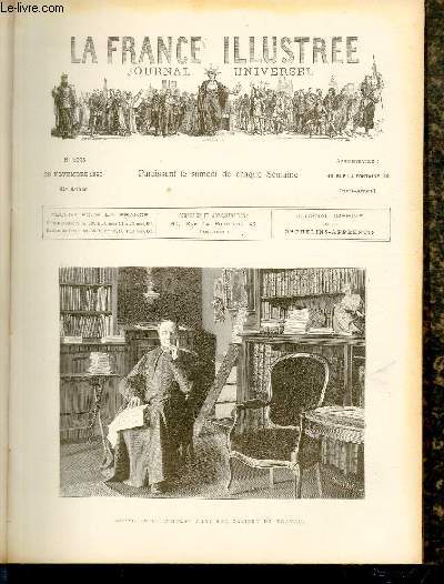 LA FRANCE ILLUSTREE N 1096 - Monseigneur d'Hulst dans son cabinet de travail.