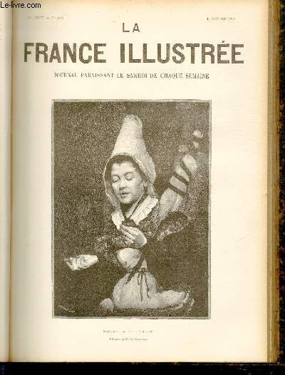 LA FRANCE ILLUSTREE N 1101 Beaux-Arts - La fileuse - Peinture de M. Montille