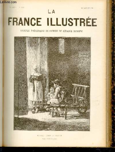 LA FRANCE ILLUSTREE N 1102 Beaux-Arts - Dans la grange - Peinture de M. de L. Gros