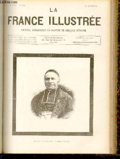 LA FRANCE ILLUSTREE N 1104 S. Em. Le Cardinal Meignan (1817-196).