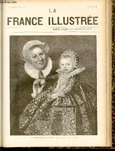 LA FRANCE ILLUSTREE N 1116 La nourrice et l'enfant, grav par H. Baude, d'aprs Franz Hals.