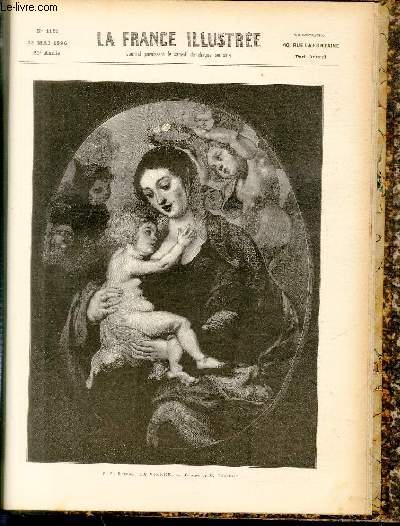 LA FRANCE ILLUSTREE N 1121 P. P. Rubens : La vierge - Gravure de M. Toquenne