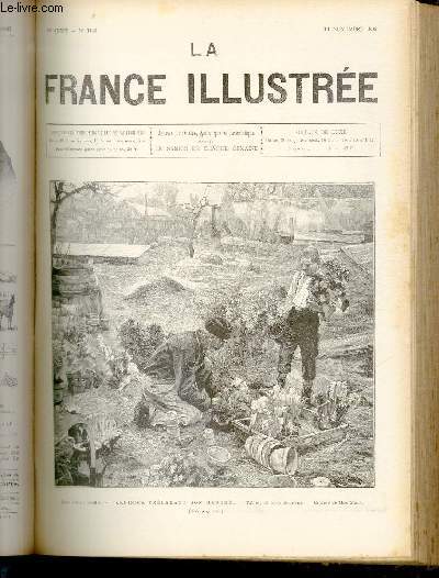 LA FRANCE ILLUSTREE N 1146 Salon 1896 (2e mdaille) - Jardinier prparant son march - Tableau de Louis Schryver - Gravure de Mme Simon