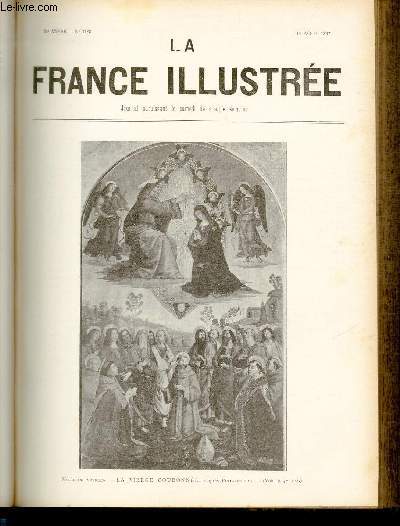 LA FRANCE ILLUSTREE N 1185 - Muse du Vatican, la vierge couronne, d'aprs Pinturicchio.