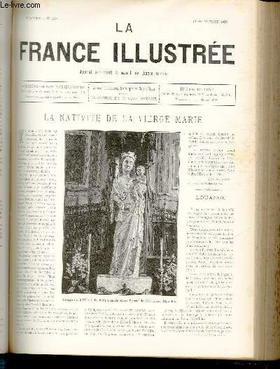 LA FRANCE ILLUSTREE N 1241 - La nativit de la vierge Marie.