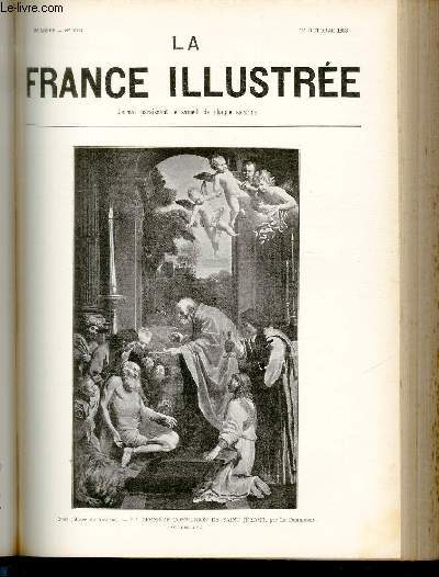 LA FRANCE ILLUSTREE N 1244 - Rome (Muse du Vatican), la dernire communion de Saint Jrome, par Le Dominiquin.