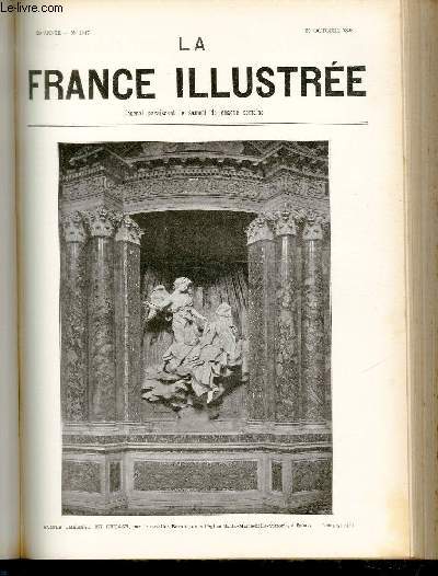 LA FRANCE ILLUSTREE N 1247 - Sainte Thrse en extase, par le cavalier Bernin, dans l'Eglise Santa-Maria-della-Vittoria,  Rome.