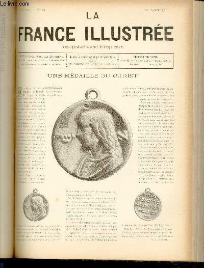 LA FRANCE ILLUSTREE N 1253 - Une mdaille du Christ.