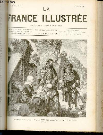 LA FRANCE ILLUSTREE N 1258 - Les offices de Florence, l'adoration des rois mages, d'aprs Albert Durer.