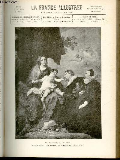 LA FRANCE ILLUSTREE N 1289 - le centenaire de Van Dyck, muse du Louvres, la vierge aux donateurs.