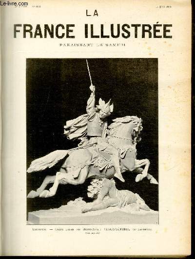 LA FRANCE ILLUSTREE N 1333 - Exposition, Grand palais des Beaux-Arts: Vercingtorix, par Bartholdi.