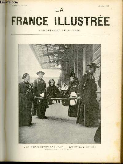 LA FRANCE ILLUSTREE N 1343 - A la gare d'Orlans le 21 aout, dpart pour Lourdes.