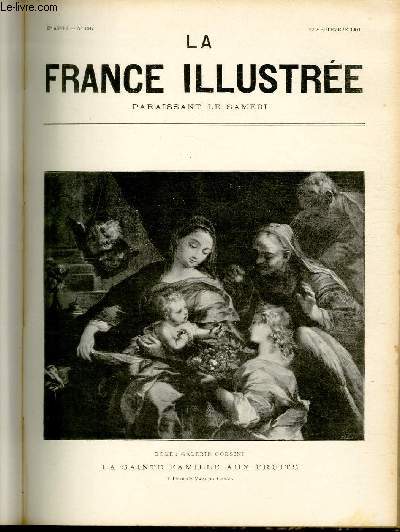 LA FRANCE ILLUSTREE N 1347 - Rome: Galerie Corsini, la Sainte Famille aux fruits, tableau de Maratta Carlo.