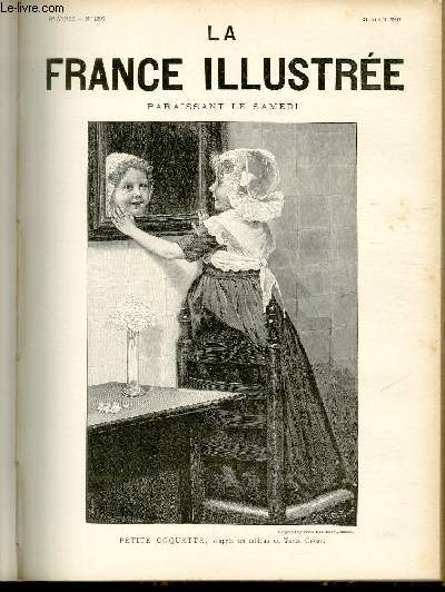 LA FRANCE ILLUSTREE N 1396 - Petite coquette, d'aprs un tableau de Tho.Grust.