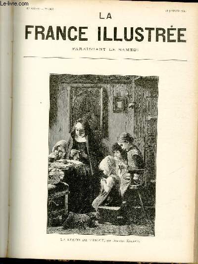 LA FRANCE ILLUSTREE N 1416 - la leon de tricot, par Hermann Kaulbach.