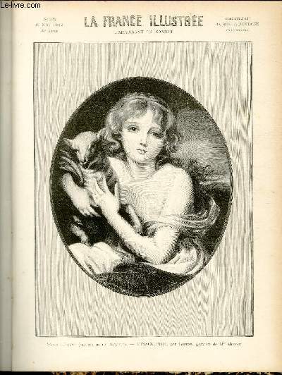 LA FRANCE ILLUSTREE N 1432 - Salon de 1902 (Section de la gravure), l'innocence, par Greuze, gravure de Mlle Mirman.