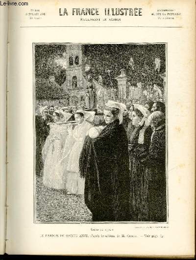 LA FRANCE ILLUSTREE N 1441 - Salon de 1902: le pardon de Sainte Anne, d'aprs le tableau de M.Guinier.