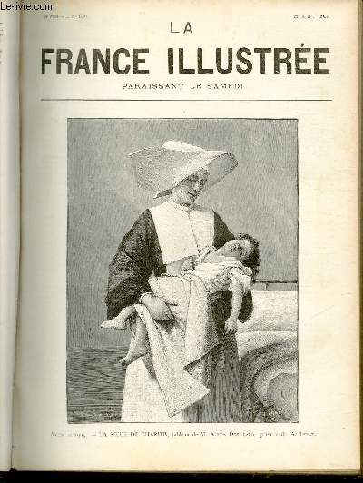 LA FRANCE ILLUSTREE N 1499 - Salon de 1903, la soeur de charit, tableau de M.Alexis Douillard, gravure de A.Leray.