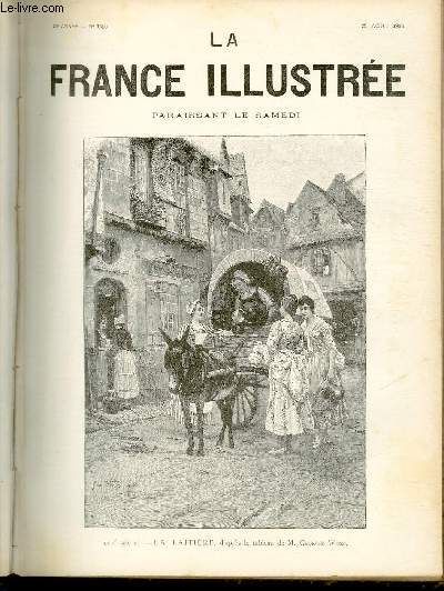 LA FRANCE ILLUSTREE N 1500 - XVIIIe siecle, la laitire, d'aprs le tableau de M.Georges Weiss.