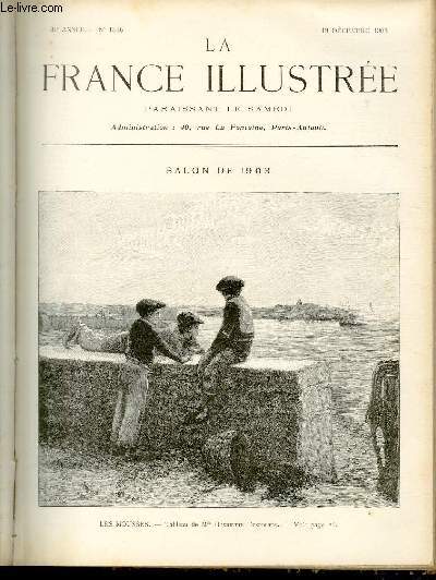LA FRANCE ILLUSTREE N 1516 - Salon de 1903, les mousses, tableau de Mlle Henriette Desportes.