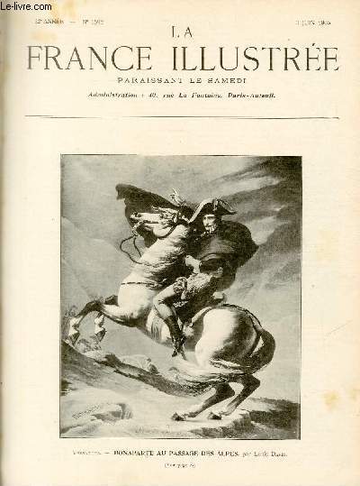LA FRANCE ILLUSTREE N 1592 - Versailles, Bonaparte au passe des Alpes, par Louis David.