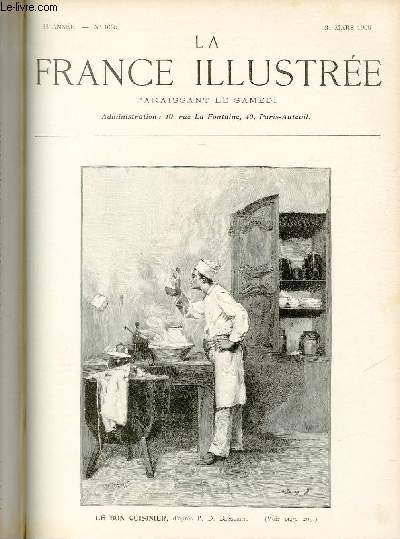 LA FRANCE ILLUSTREE N 1635 - le bon cuisinier, d'aprs P.D. Bergeret.