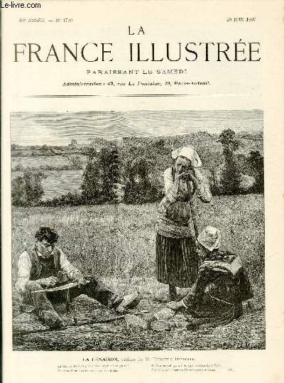 LA FRANCE ILLUSTREE N 1700 La fenaison, tableau de M. Thophile Deyrolle.