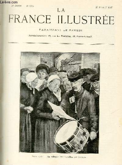LA FRANCE ILLUSTREE N 1704 Salon 1907 - Au village : lesnouvelles, par Hochard