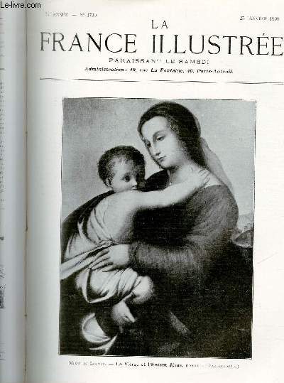 LA FRANCE ILLUSTREE N 1730 - Muse du Louvre, La Vierge et l'Enfant Jsus (Ecole de Bartholomo).
