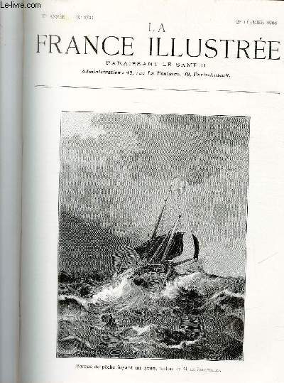 LA FRANCE ILLUSTREE N 1734 - Barque de pche fuyant un grain, tableau de M.de Broutelles.
