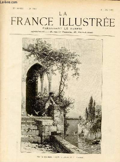 LA FRANCE ILLUSTREE N 1854 - Sur la terrasse, d'aprs le tableau de H.Corrodi.