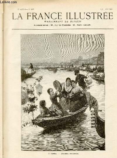 LA FRANCE ILLUSTREE N 1857 - A Venise, Joyeuse traverse.