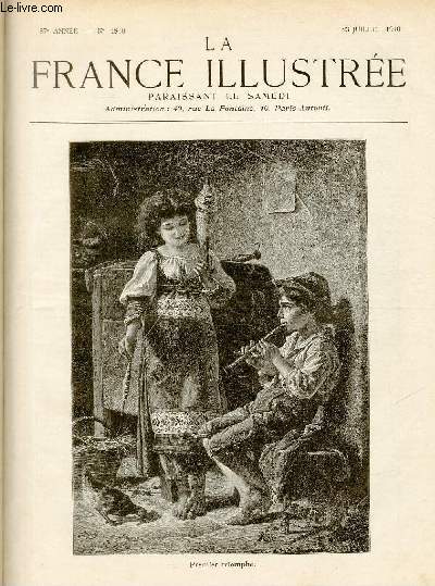 LA FRANCE ILLUSTREE N 1860 - premier triomphe.
