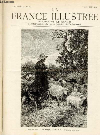 LA FRANCE ILLUSTREE N 1870 - Salon de 1910, Le Berger, tableau de M.Desvarreux-Larpenteur.
