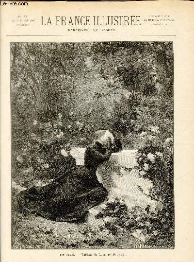 LA FRANCE ILLUSTREE N 1874 - Un deuil, tableau de Louis de Schryver.