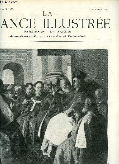 LA FRANCE ILLUSTREE N 1888 - Muse du Louvre : Saint Pierre Nolasque devant saint Raymond de Pennafort d'aprs Zurbaran, Mgr Williez par H.C., Au conseil de l'ordre des avocats, Le nouvel institut ocanographique, Les vineries, La chasse aux rats