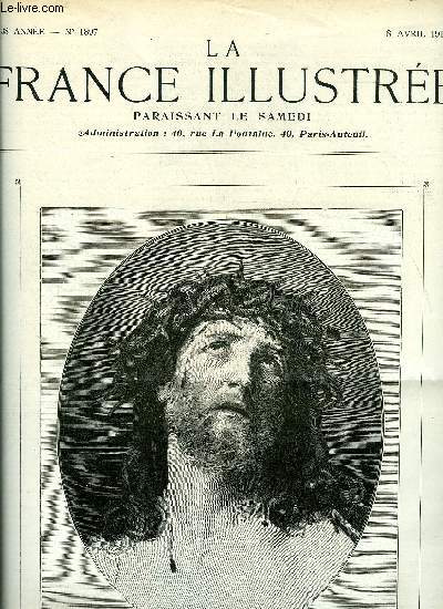 LA FRANCE ILLUSTREE N 1897 - National gallery de londres - Ecce Homo d'aprs Guido Reni, Alexandre Guilmant, Au muse Carnavalet par R. de la Tour du Villard, Embarquement de l'infanterie de marine sur le Vinh-Long, Le Christ sur les genoux de la Vierge