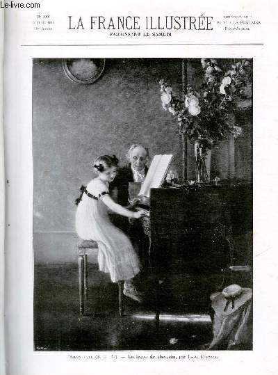 LA FRANCE ILLUSTREE N 1907 - Salon 1911 (S.B.A.), la leon de clavecin, par J.-A. Muenier.