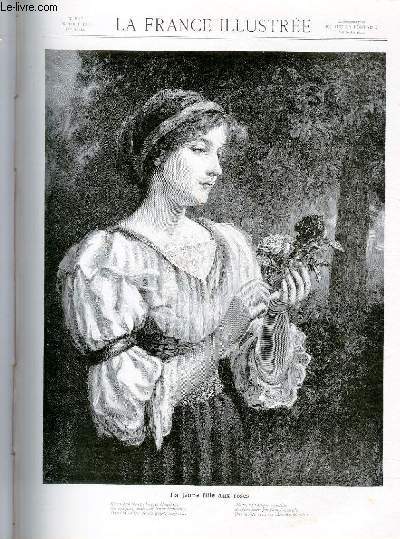 LA FRANCE ILLUSTREE N 1917 - La jeune fille aux roses.