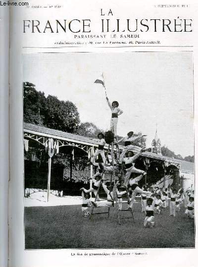 LA FRANCE ILLUSTREE N 1918 - La fte de gymnastique de l'Oeuvre d'Auteuil.