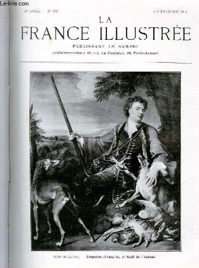 LA FRANCE ILLUSTREE N 1919 - Muse du Louvre, Desportes (Franois), portrait de l'Auteur.